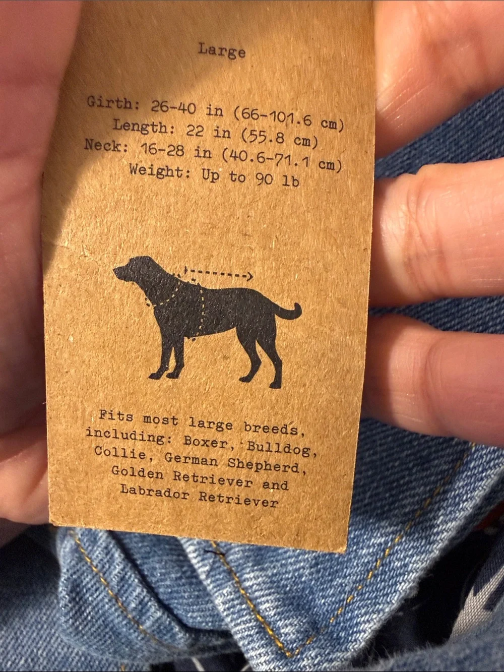 Levi's Blue Denim dog 🐕  jacket